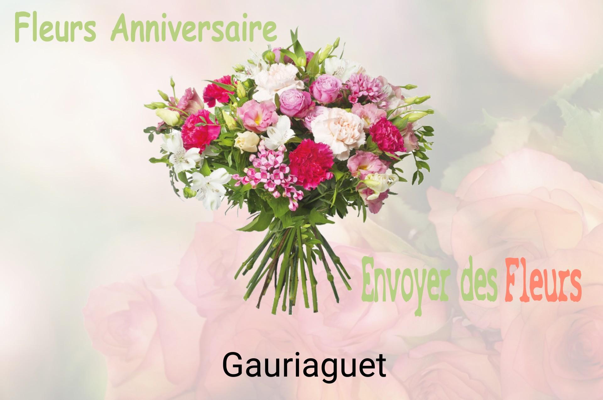 Bouquet de fleurs d’anniversaire livré à Gauriaguet